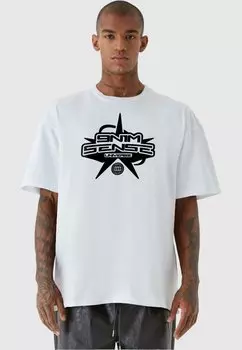 Футболка с принтом Unisex Universe 9N1M SENSE, белый