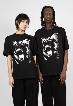 Футболка с принтом UNISEX Wasted Paris, цвет black