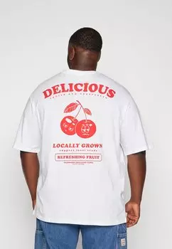 Футболка с принтом Unisex YOURTURN, белая