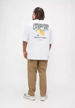 Футболка с принтом UNISEX YOURTURN, белый