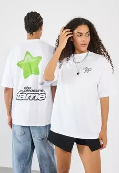 Футболка с принтом UNISEX YOURTURN, белый