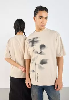 Футболка с принтом UNISEX YOURTURN, коричневый