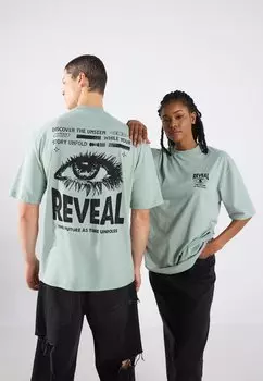 Футболка с принтом UNISEX YOURTURN, светло-зеленый