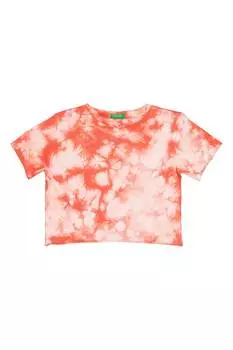 Футболка с принтом United Colors Of Benetton, розовый