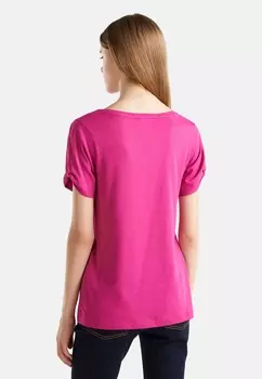 Футболка с принтом United Colors of Benetton, фиолетовый