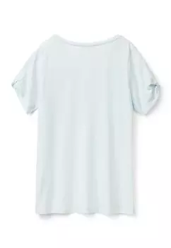 Футболка с принтом United Colors of Benetton, синий