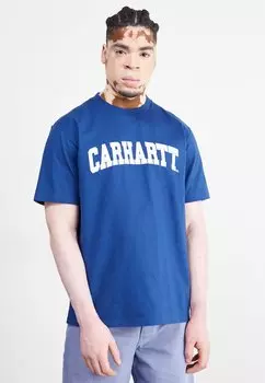Футболка с принтом University Carhartt WIP, цвет elder/white