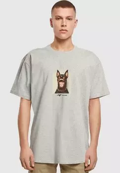 Футболка с принтом Upscale by Mister Tee, серый