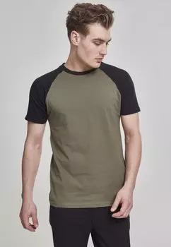 Футболка с принтом Urban Classics, оливковый