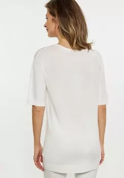 Футболка с принтом usha, белый