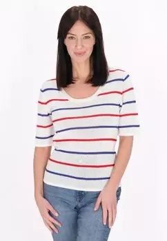 Футболка с принтом usha, белый