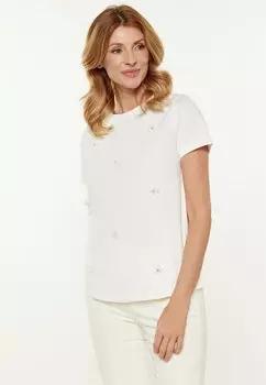 Футболка с принтом usha, белый