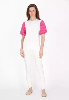 Футболка с принтом usha, белый