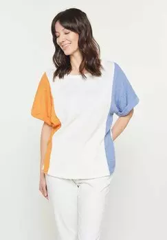 Футболка с принтом usha, белый