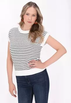 Футболка с принтом usha, черный