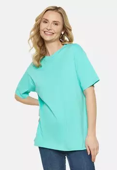 Футболка с принтом usha, мятный