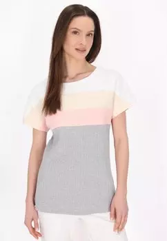 Футболка с принтом usha, мультиколор