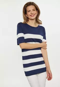 Футболка с принтом usha, синий