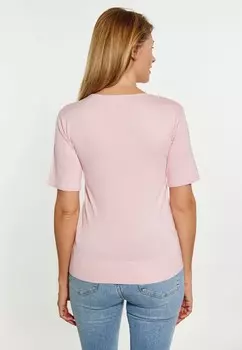 Футболка с принтом usha, светло-розовый