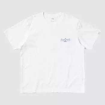 Футболка с принтом UT Archive Louvre UNIQLO, белый
