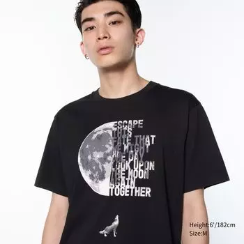 Футболка с принтом UT Final Fantasy UNIQLO, черный
