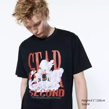 Футболка с принтом UT ONE PIECE Anime 25th UNIQLO, черный