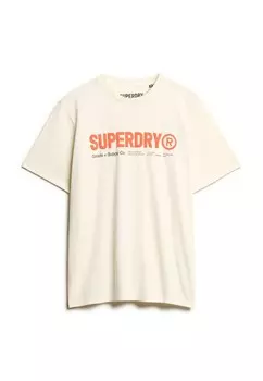 Футболка с принтом UTILITY LOGO Superdry, желтый