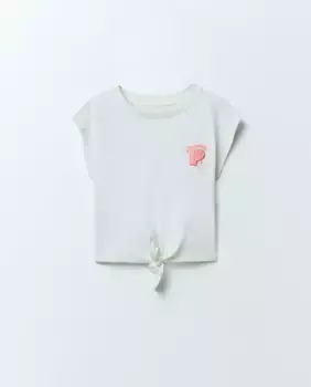 Футболка с принтом «Узлы» Sfera, цвет Crudo