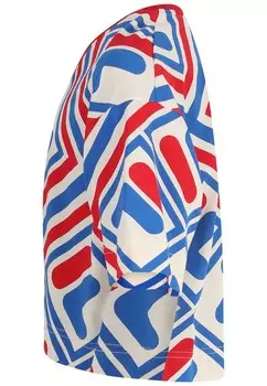 Футболка с принтом V-NECK Fila, белый