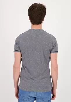 Футболка с принтом V NECK Gabbiano, темно-синий