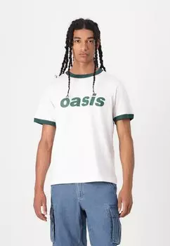 Футболка с принтом V NECK GAP, черный