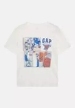 Футболка с принтом VALUE BOYS Gap, белый