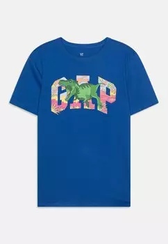 Футболка с принтом Value Boys GAP, синий