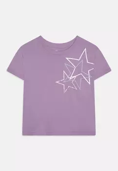 Футболка с принтом Value Graphic Girls GAP, цвет purple tune