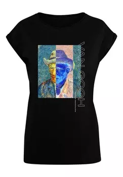 Футболка с принтом VAN GOGH HAT Merchcode, черный