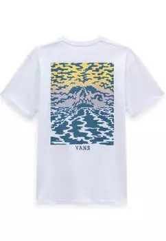 Футболка с принтом Vans, белый