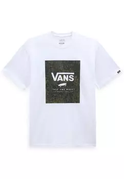 Футболка с принтом Vans, белый