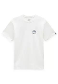 Футболка с принтом Vans, белый