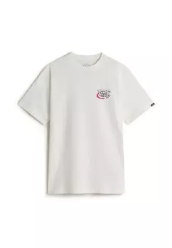 Футболка с принтом Vans, белый