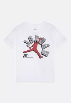Футболка с принтом VARISTY JUMPMAN TEE Jordan, белый