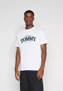 Футболка с принтом Varsity Luxe Tee Tommy Jeans, белый