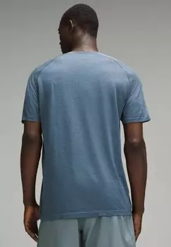 Футболка с принтом Vent Tech Short Sleeve lululemon, синий