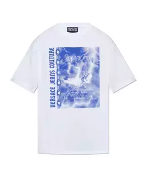 Футболка с принтом Versace Jeans Couture, белый