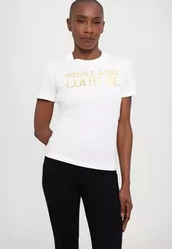 Футболка с принтом Versace Jeans Couture, белый