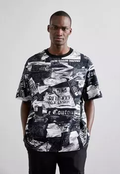 Футболка с принтом Versace Jeans Couture, черный