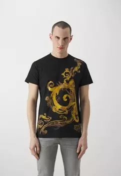 Футболка с принтом Versace Jeans Couture, черный