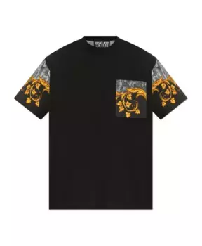 Футболка с принтом Versace Jeans Couture, черный