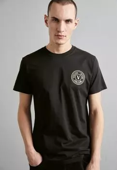 Футболка с принтом Versace Jeans Couture, цвет black/gold-coloured