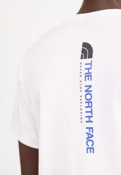 Футболка с принтом VERTICAL TEE The North Face, белый