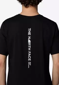 Футболка с принтом VERTICAL The North Face, черный
